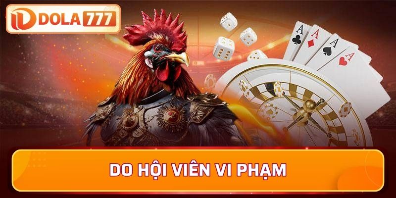 Dola777 có uy tín không đặt ra do hội viên vi phạm 